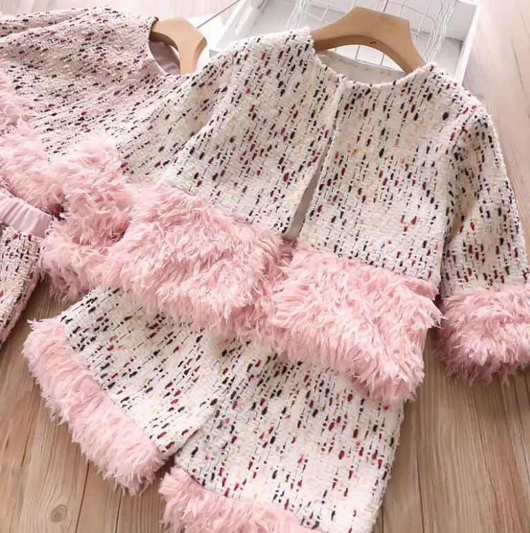 

2019 Baby Girls Fall Boutique Fashion Tassel Sets, Coat + Shorts 5 sets/lot, Wholesale, Free Shipping