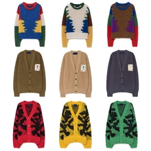 Детский кардиган; коллекция года; сезон осень-зима; StRafina; вязаный свитер для мальчиков и девочек; детский шерстяной топ; кардиган; Верхняя одежда; детская одежда; свитер