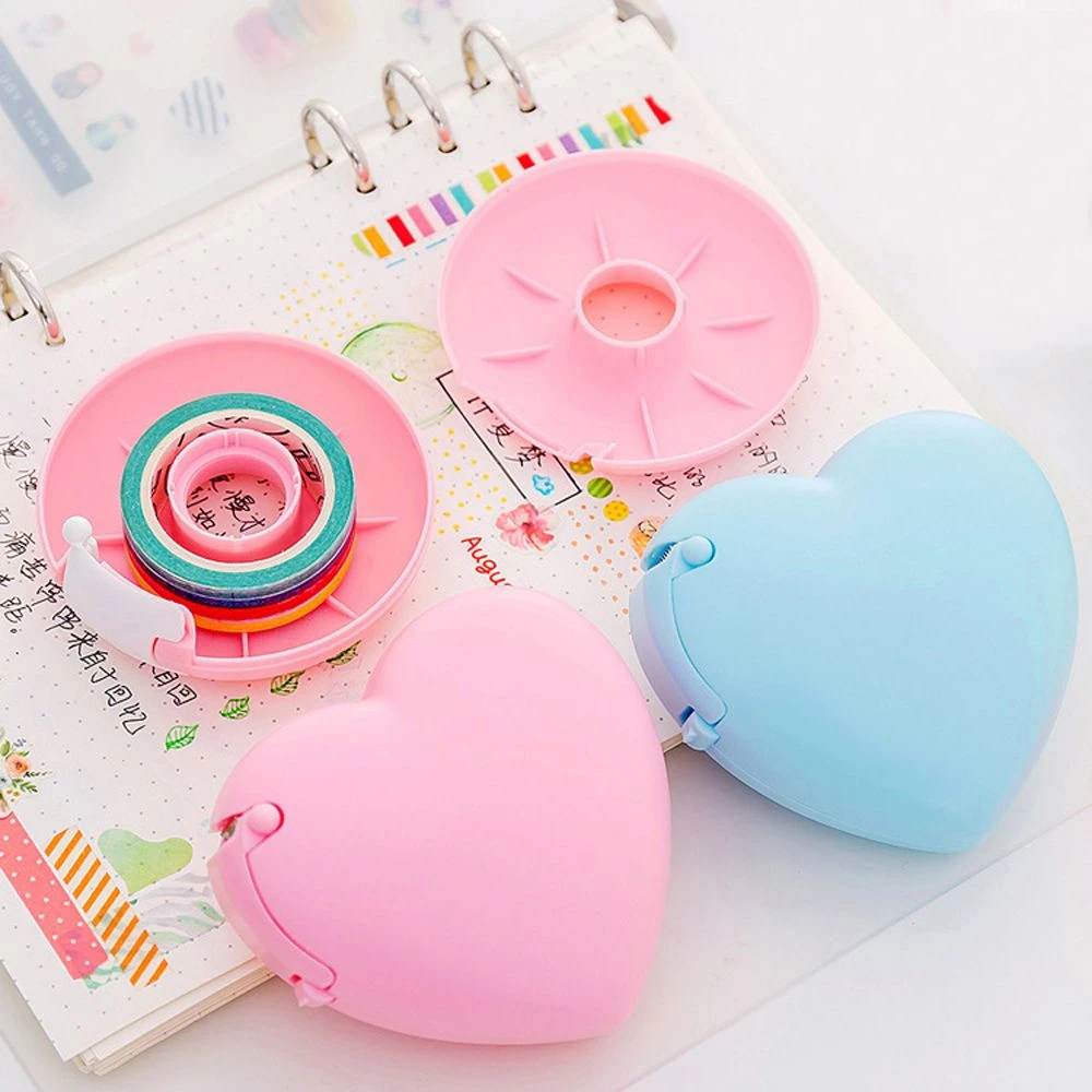 Kawaii Tape Dispenser Children Cute Tape Cutter Separater Eyelashes Tape Medical Paper Dispenser School Stationery Office Supply Aliexpress