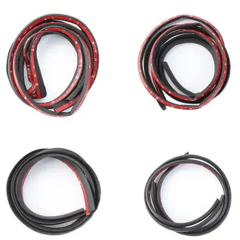 

New 8Pcs Car Door Seal Strips Sticker Weatherstrip Rubber Seals Sound Insulation Sealing A/B Shape Accessories For Tesla Model 3