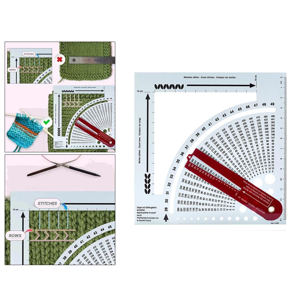 Practical Knitting Calculator and Counting Frame for Sweater Knitting Stitch Calculator Crafts DIY Enthusiast