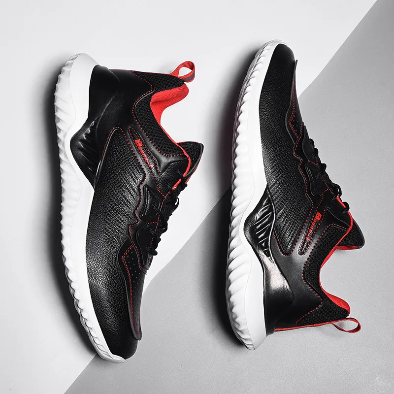 Новые кроссовки из искусственной кожи для мужчин 2020 весенний светильник дышащая