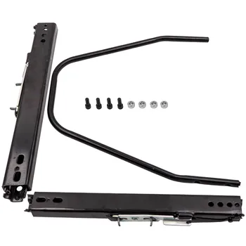 

Universal Dual Lock Design Car Racing Seat Base Slider 270-345Mm Side To Side Rail Track Set