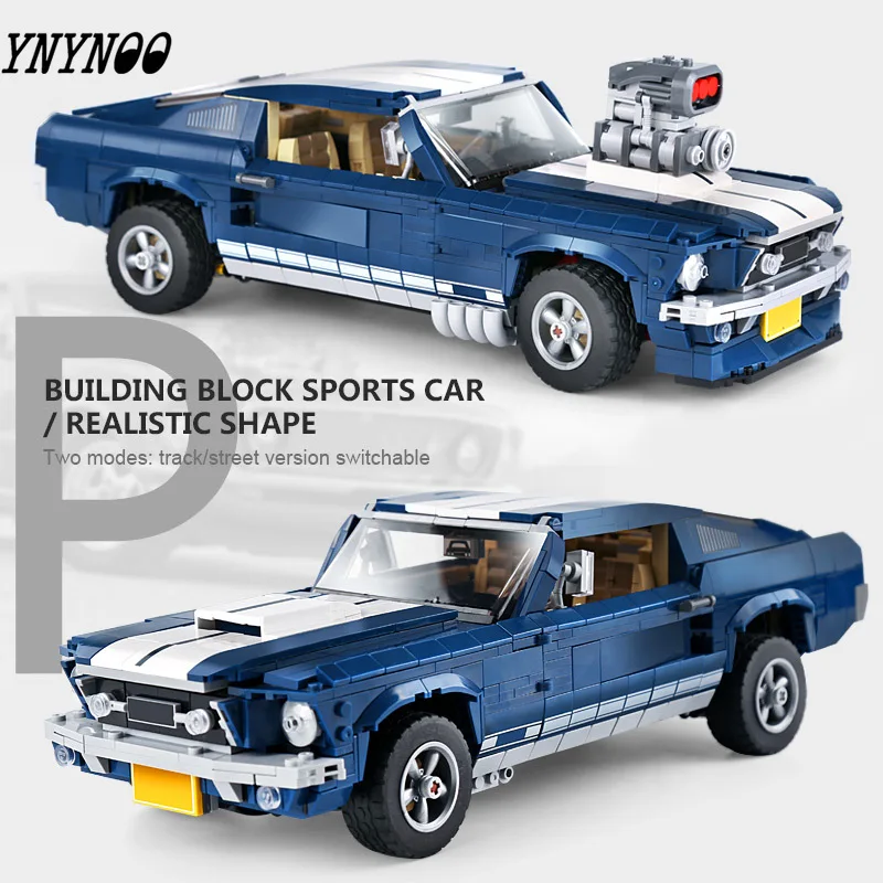 

In stock Ford Mustang 10265 Compatible legoingly Creator Expert Building Blocks Bricks toys gifts for kids Children