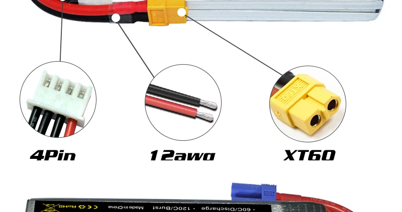 di Armato Batteria XT60 oggi Lipo 11.1V 3S Femminile Auto EC5 Decani Natural Carro HRB Health Fpv Sconto POWER Aereo XT90 drone 3600 Mah Barca Parti Elicottero Spina per IOW 60C T Rc 7 di Armato Batteria XT60 7