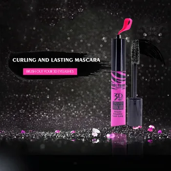 

Music Flower oblique brush mascara slimming long 3D makeup anti-halation Eyelash Extension Black Thick Stretching Cosmetics