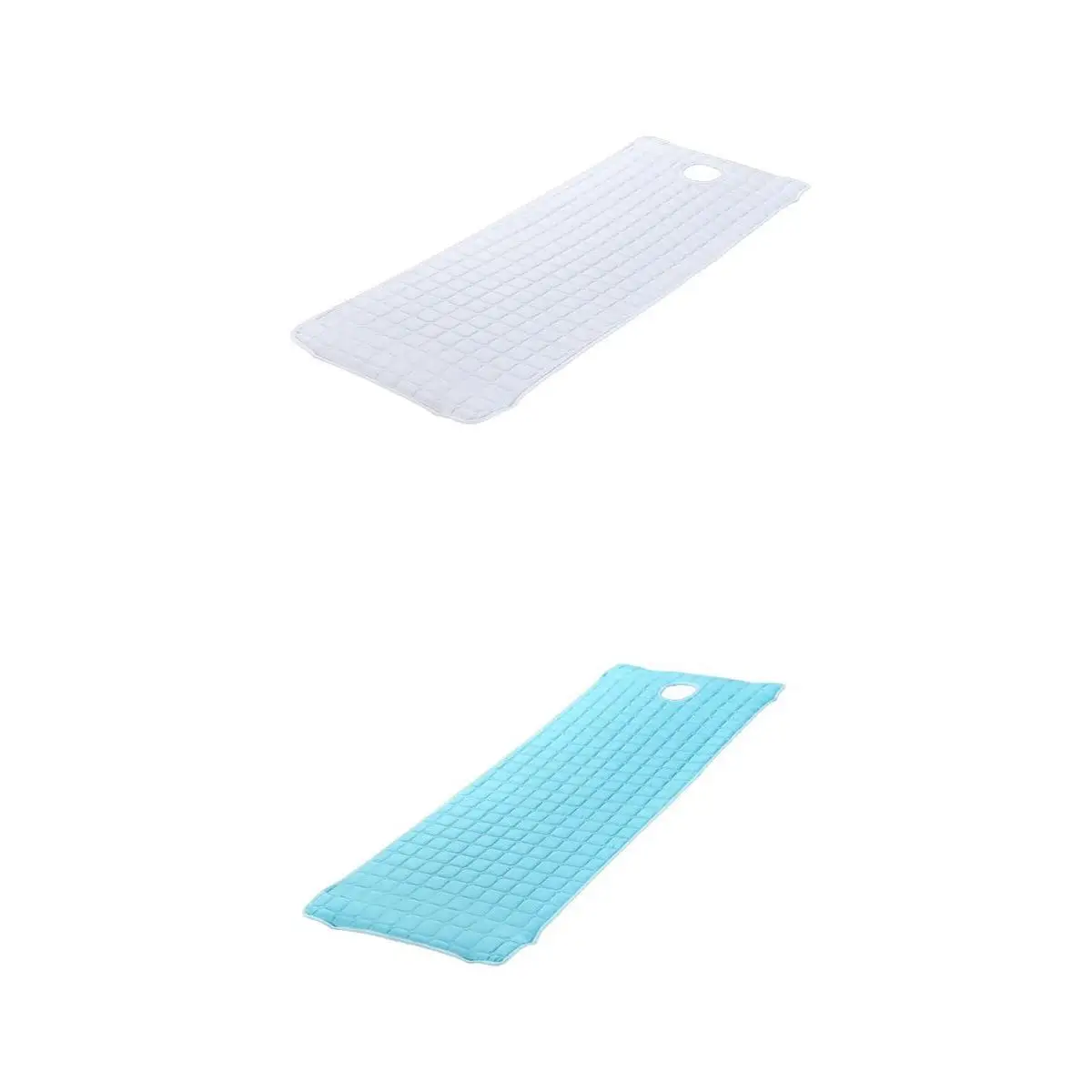 2pcs Massage Sheets Top Mattresses Bed Sheet Cover 180x60cm Blue/White