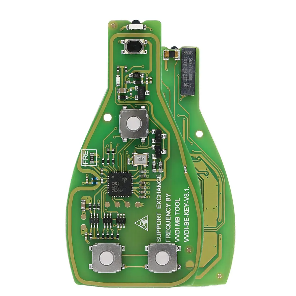 Xhorse VVDI BE Key Pro For Benz Remote Key Improved Version With Smart Shell 3 Buttons Get One Token For MB BGA Tool
