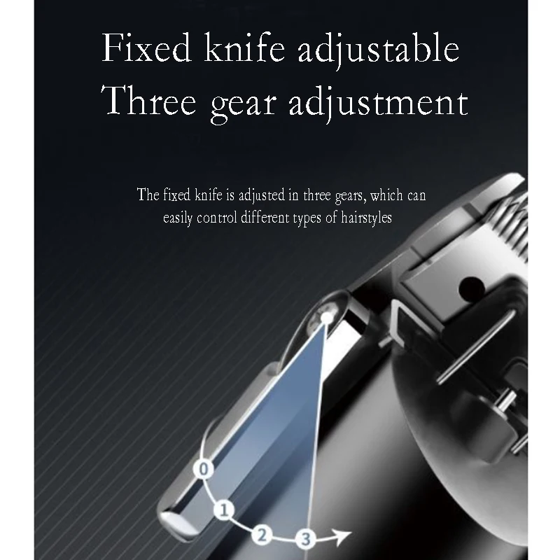 Hair Clipper Kemei Cordless All Metal Hair Clipper Trimmer