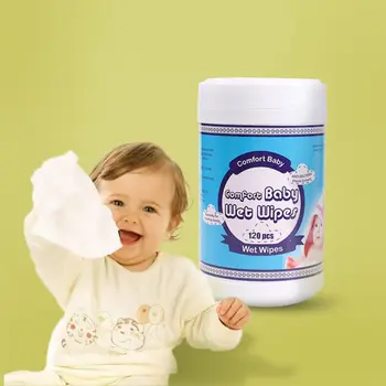 

Household Barrel Disinfectiing Alcohol Free Wet Wipes Removable Baby Wet Wipes Portable Children's Student Home Office