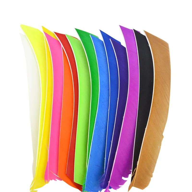 Стрелы для стрельбы из лука полная длина натуральные перья индейки левое крыло