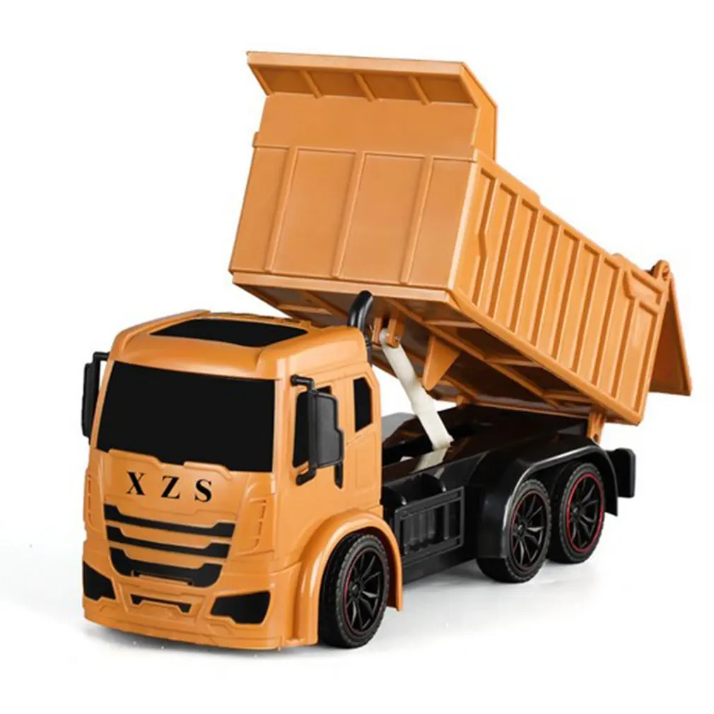 

RC Truck 7 Ch 2.4G Tipper Lorry Remote Control Dumper Project Tilting Cart Engineering Vechile Electronic Model Hobby Toys Kids