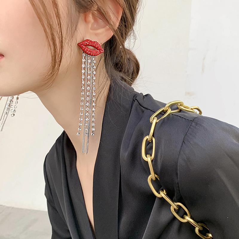 Red Lips Earrings