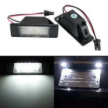 Becinsee – lumière de plaque d'immatriculation LED, lumière blanche pour Nissan Juke Primera Qashqai x trail Audo 6500K