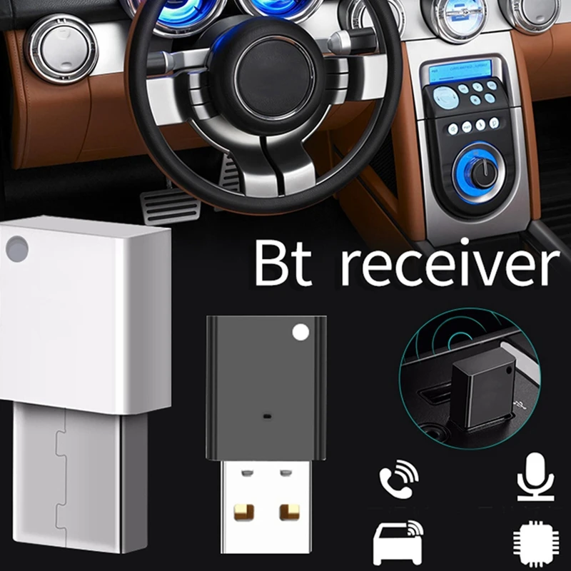 Bluetooth 5,0 приемник музыкальный аудио приемник автомобильный передатчик беспроводной адаптер телефон Громкая Связь Динамик 2,4 МГц