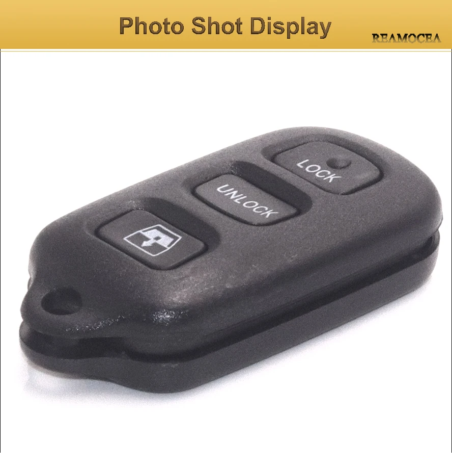 Reamocea 3+1 Button ABS Remote Key Shell Case Fob Keyless Fit For Toyota RAV Cruiser 4Runner Camry Celica Echo Highlander 2009 (3)