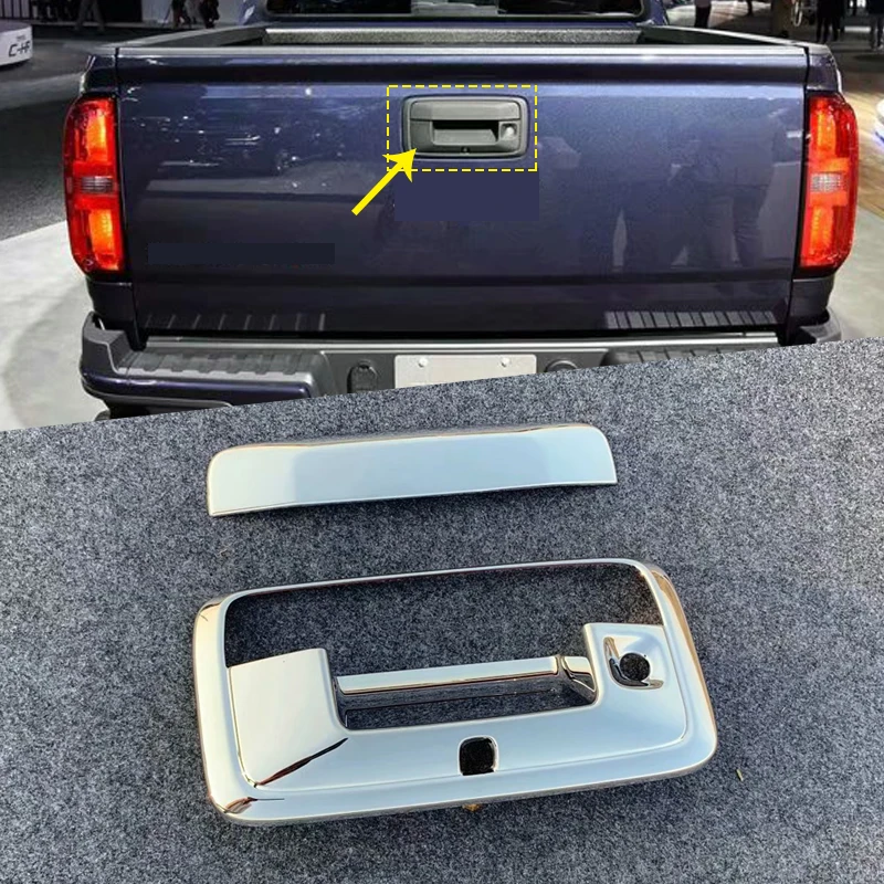 Для Chevrolet Colorado ABS Хромированная задняя дверная ручка грузовика крышка отделка Стайлинг автомобиля стикерами аксессуары