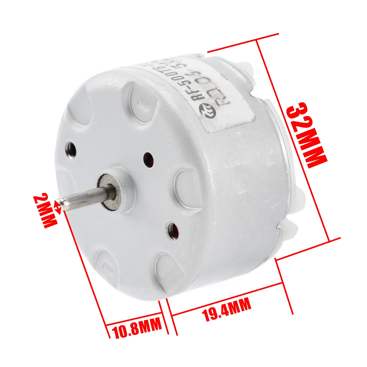DC 1,5 V-9 V 5V 6V двигатель RF-500TB-14415 мини-двигатель постоянного тока 2 мм Диаметр круглый двигатель DIY для смарт-часы с браслетом