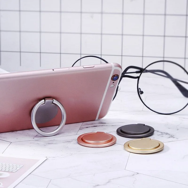 

Zinc Alloy Round Ring Buckle Mobile Phone Stand Finger Ring Holder Strong Adsorption For iPhone OnePlus HTC Xiaomi Oppo
