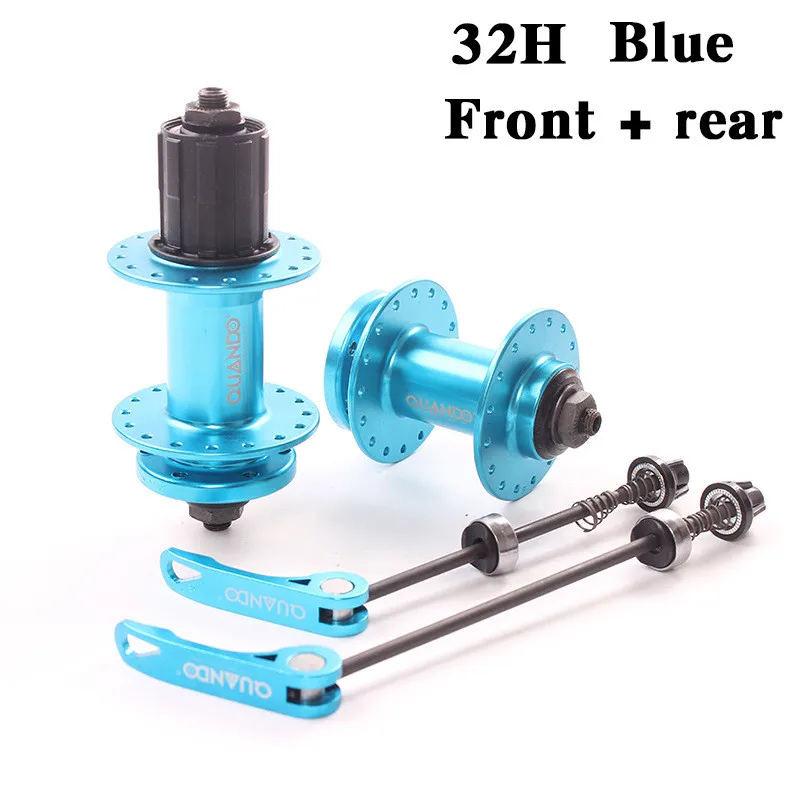 32H-Blue-No-TR30 QUANDO MTB концентратор для горного велосипеда/диск кассета маховик 32 H/36 H отверстие с переменной скоростью кассеты концентратор с Shimano RT30 диск - Цвет: 32H-Blue-No-TR30