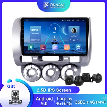 

2 Din Android Autoradio for Honda Jazz City Fit Car Radio Android 9.0 2002-2007 GPS Stereo Navigation Multimedia CD DVD Player