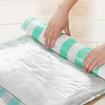 

6pcs Vacuum Compressed Space Saving Storage Bags Clothes Pillow Space Storage Home Garden Supplies