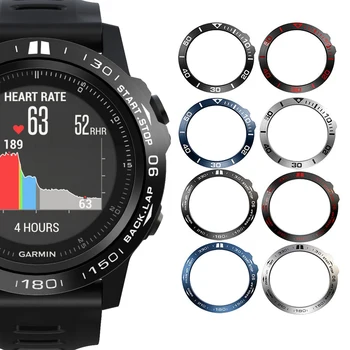 

Bezel Ring Styling Frame Case for Garmin Fenix 5x 3 Stainless Steel Cover Anti-scratch Protection Ring Steel Tachymeter Case