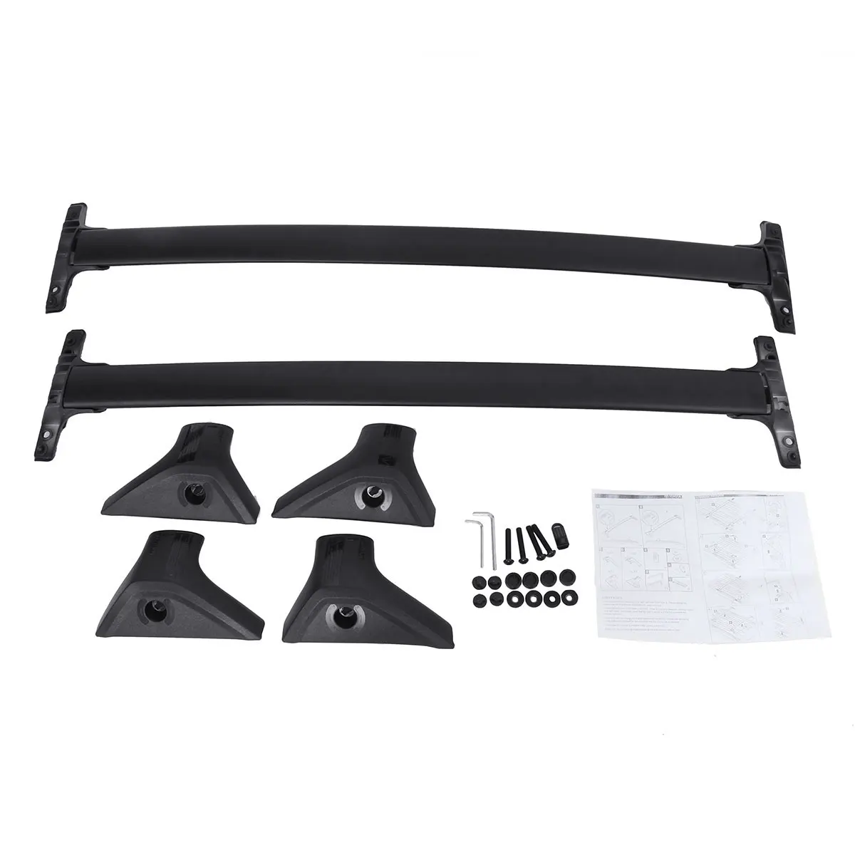 Barra de Tejadilho Transversal para Toyota Atualizar o Seu Nova Prata Preto Alumínio Rack Barra Rav4 2020 Estilo Amercian Carro - 5 Cheap Caixas e racks p telhado