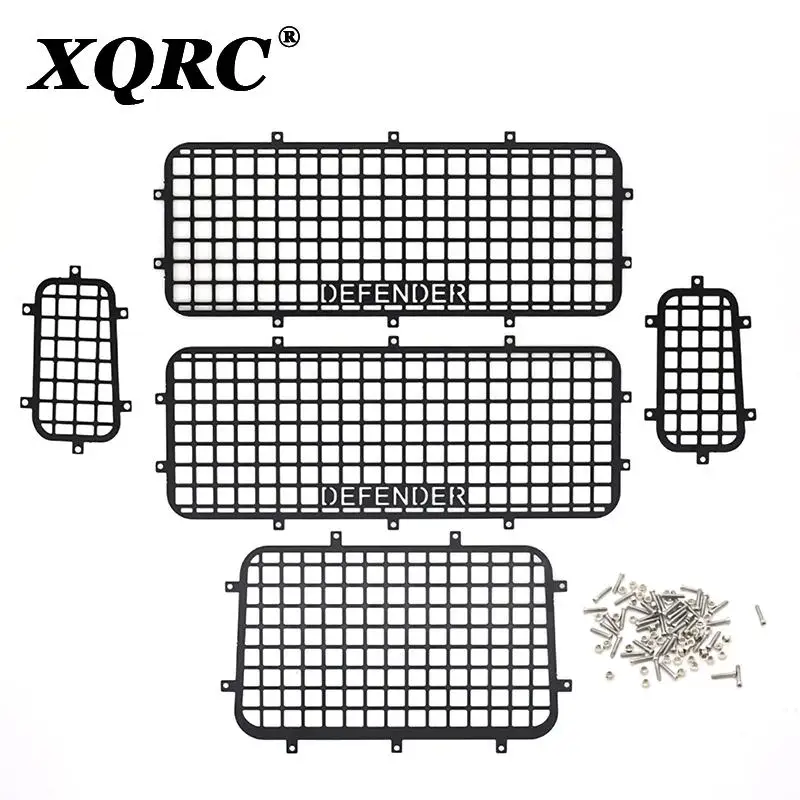XQRC Trx4 T4 металлическая сетка для окон защитная 1/10 Rc Crawler автомобиль заднего