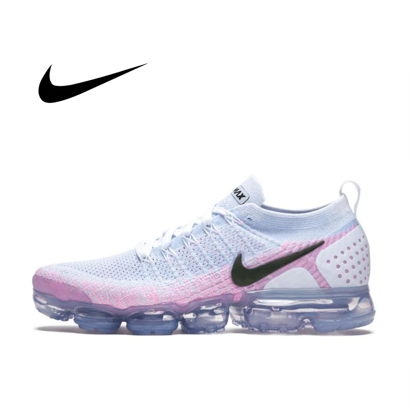 

Original NIKE Air Max Vapormax Flyknit Women Designer Sneakers Mesh Breathable Lightweight Shock Absorption Running Shoes 942843