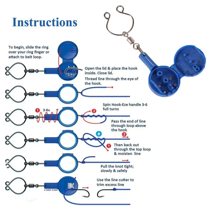Быстрое завязывание узлов для рыбной ловли на открытом воздухе, приспособление для безопасности, многофункциональное устройство для рыбалки, Новое поступление