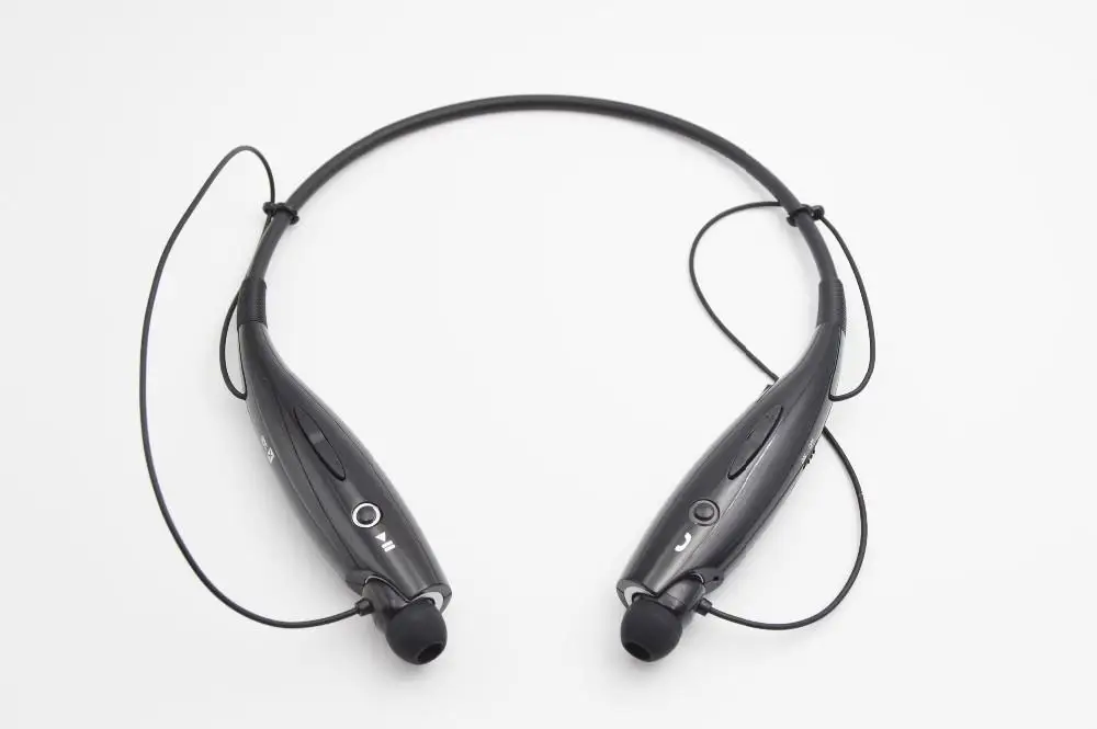 Беспроводная гарнитура Bluetooth наушники гарнитура наушники для Спортивного Бега наушник-таблетка системы беспроводной голосовой связи для телефона для Iphone Xiaomi NC - Цвет: Черный