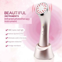 Инфракрасный нагревательный массажер для лица, косметическое устройство, отбеливание сокращение пор, уход за кожей, средство для удаления морщин, инструменты для омоложения, USB