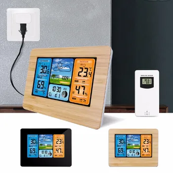 

Alarm Clock With Color Screen Weather Forecast Clock USB Powered Home Smart Appliances Будильник RéVeil #YL10