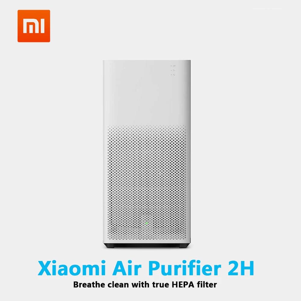  Xiaomi Air Purifier 2H 3 Stages HEPA Filter Eliminates 99.97% Particles 0.3 Microns 18-31m² Effecti