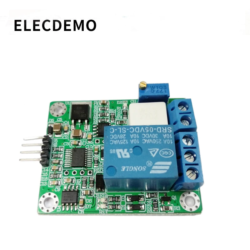 WCS2702 high precision AC and DC current detection sensor module 2A current limiting protection relay serial 3