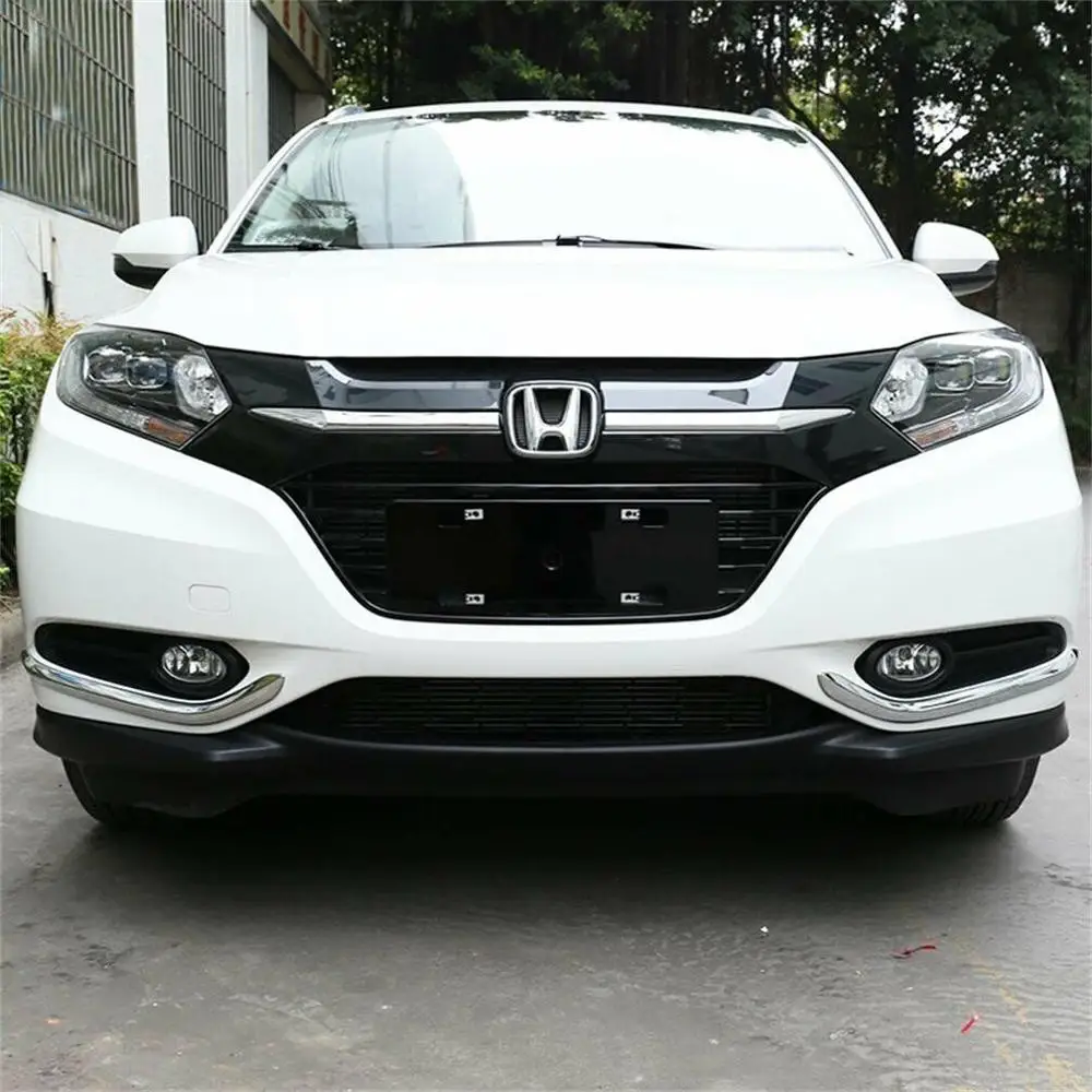 Для Honda HR-V HRV- Хромированная передняя противотуманная фара накладка