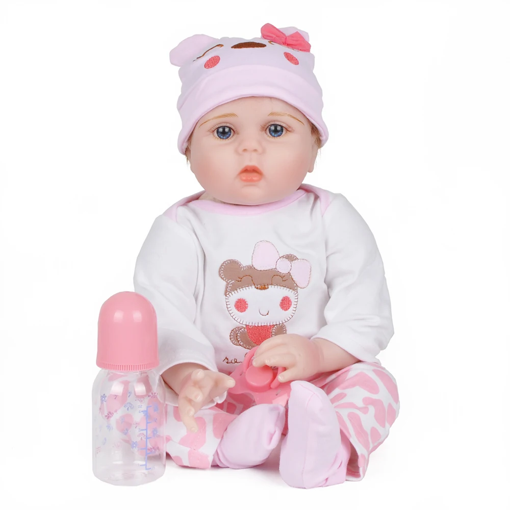 40 см силиконовая кукла реборн Bebe 16 дюймов Реалистичная настоящая мохеровая Menino