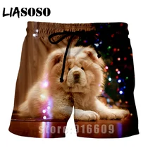 Модные сапоги в панковском стиле, сапоги на каждый день животное собака чау-чау аниме dj для отдыха в стиле панк Рок Мужские Женские Штаны детский спортивный Harajuku пляжные тренировочные брюки Шорты A245