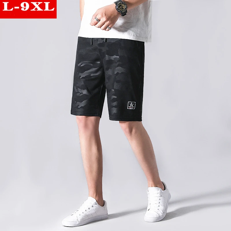 cortos deportivos de camuflaje para pantalón de chándal informal de talla grande 6XL, 7XL, 8XL, Verano|Pantalones cortos| - AliExpress