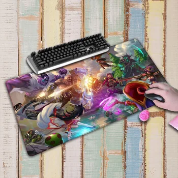 

Free Shipping League of legends Large Mouse Pad Overlock Edge Big Gaming mouse Pad Send BoyFriend the Best Gift 40x90cm