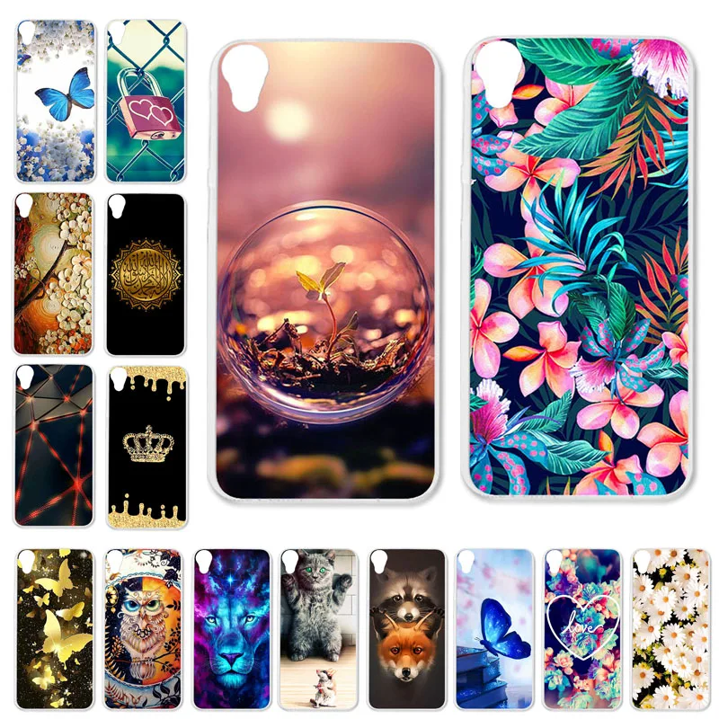 

Phone Cover For HTC Desire 820 Case TPU Painted Soft Fundas For HTC 820 D820 D820T 820G 5.5 inch Cases Capa Bumper
