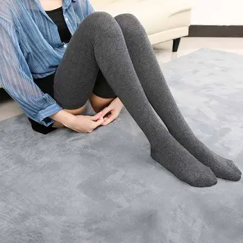 

80CM Women Stockings Winter Autumn Over The Knee-High Solid Color Keep Warm Female Sexy Dance Multiple Cotton Stocking