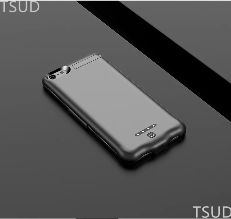 7200 мА/ч чехол с зарядным устройством для iphone 6, 6s, 7, 8 plus, внешний портативный беспроводной зарядный чехол для iphone 6, 6s, 7, 8 plus