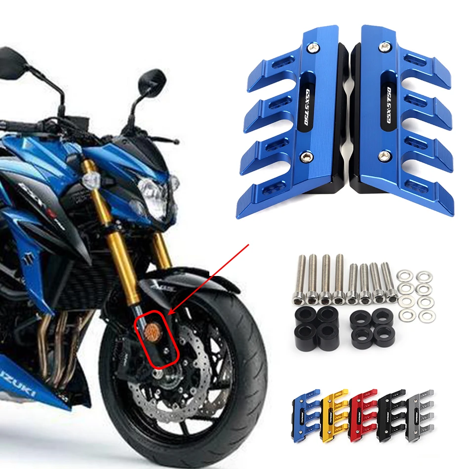 

Для мотоцикла Suzuki GSX-S750 GSXS750 CNC переднее крыло ползунок боковая защита аксессуары 5 цветов