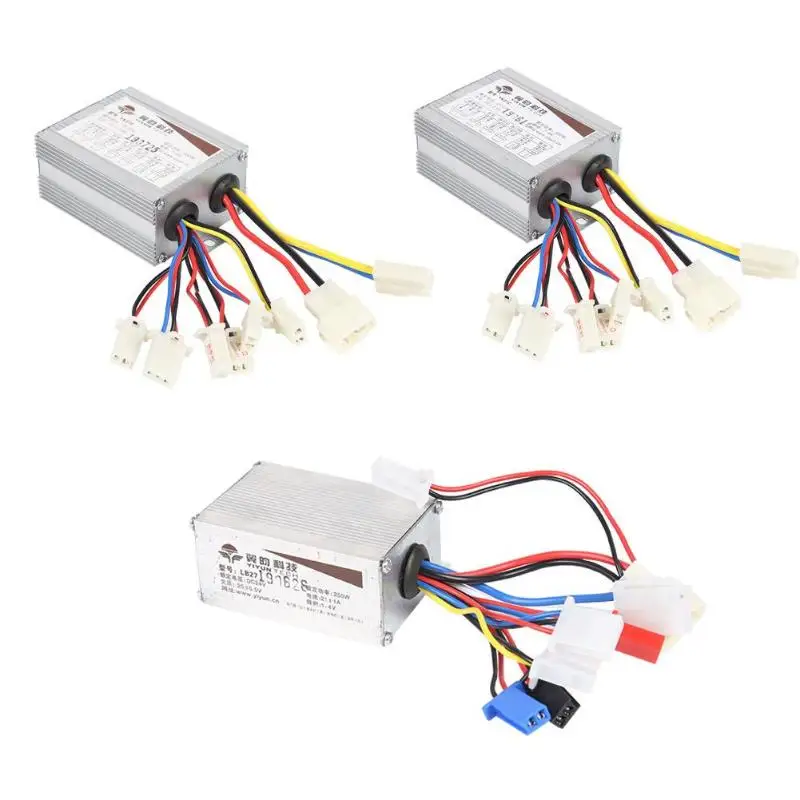 

DC 24V Brushed Motor Speed Controller for E-vehicle Tricycle Electric Scooter Bicycle E-bike Motorcycle Accessories Parts