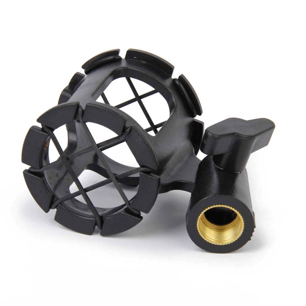 Condenser Mic Shock Mount Professional Condenser Mic Shock Mount Recording Bracket with Rubber Band DIY