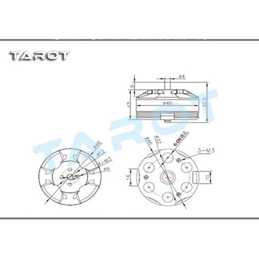 Таро rc TL68P07 4108 6s 380kv диск безщеточный каркас БПЛА и он имеет высокую эффективность