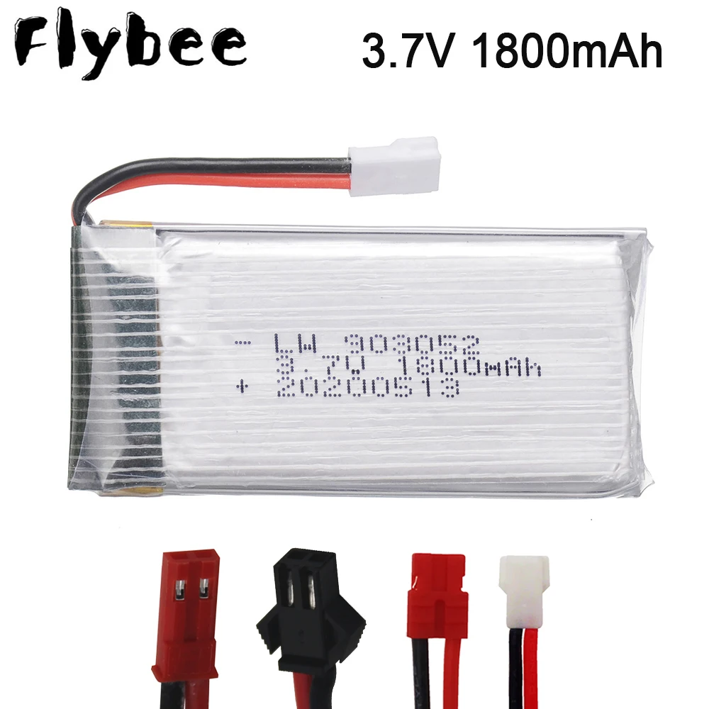 Аккумуляторная батарея 3 7 в 1800 мАч для KY601S SYMA X5 X5S X5C X5SC X5SH X5SW X5HW X5UW M18 H5P HQ898 H11D H11C lipo |