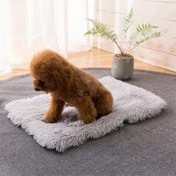 

Winter Dog Bed Mat Soft Fleece Pet Cushion House Warm Puppy Cat Sleeping Bed Blanket For Small Large Dogs Cats mat